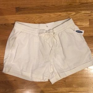 OLD NAVY (NWT) linen drawstring shorts.  Size L
